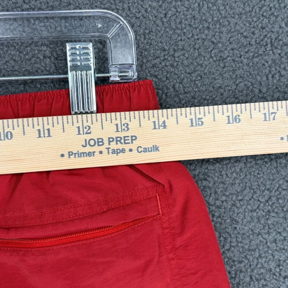 The North Face Mens Class V Belted Shorts Red Nylon Hiking Water Small